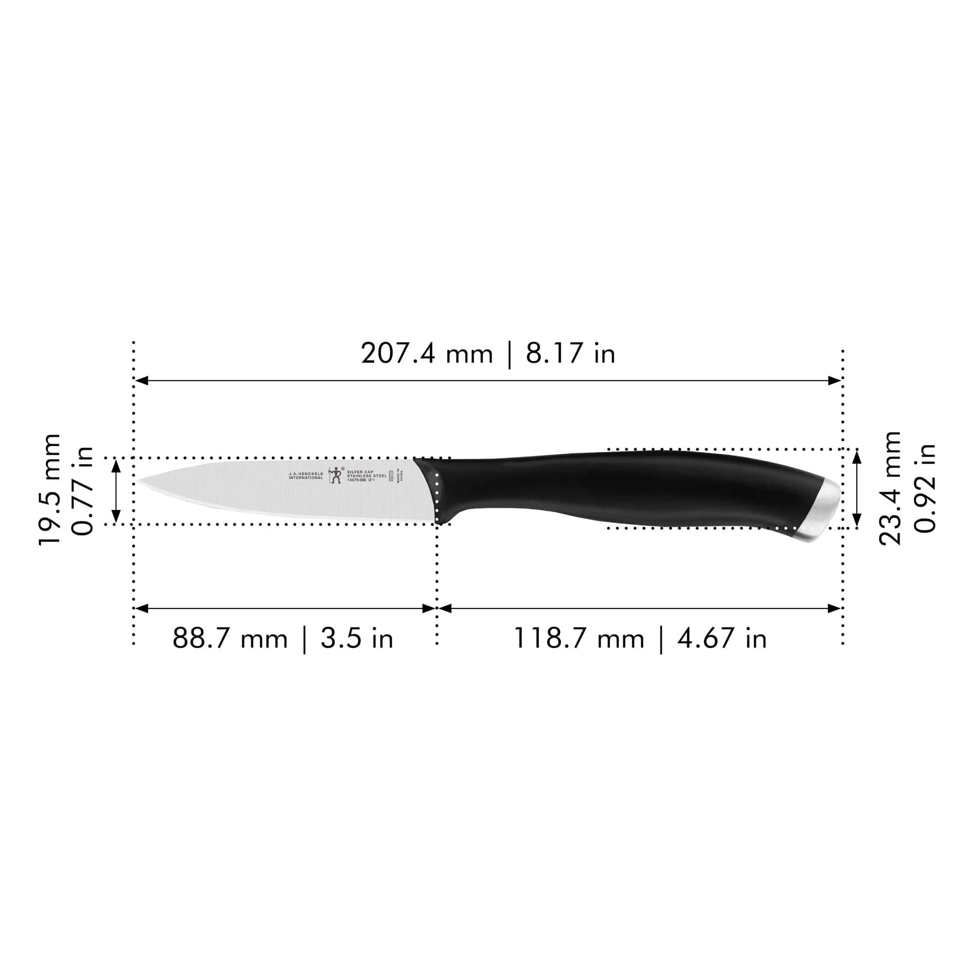 Henckels Silvercap 3-inch Paring Knife