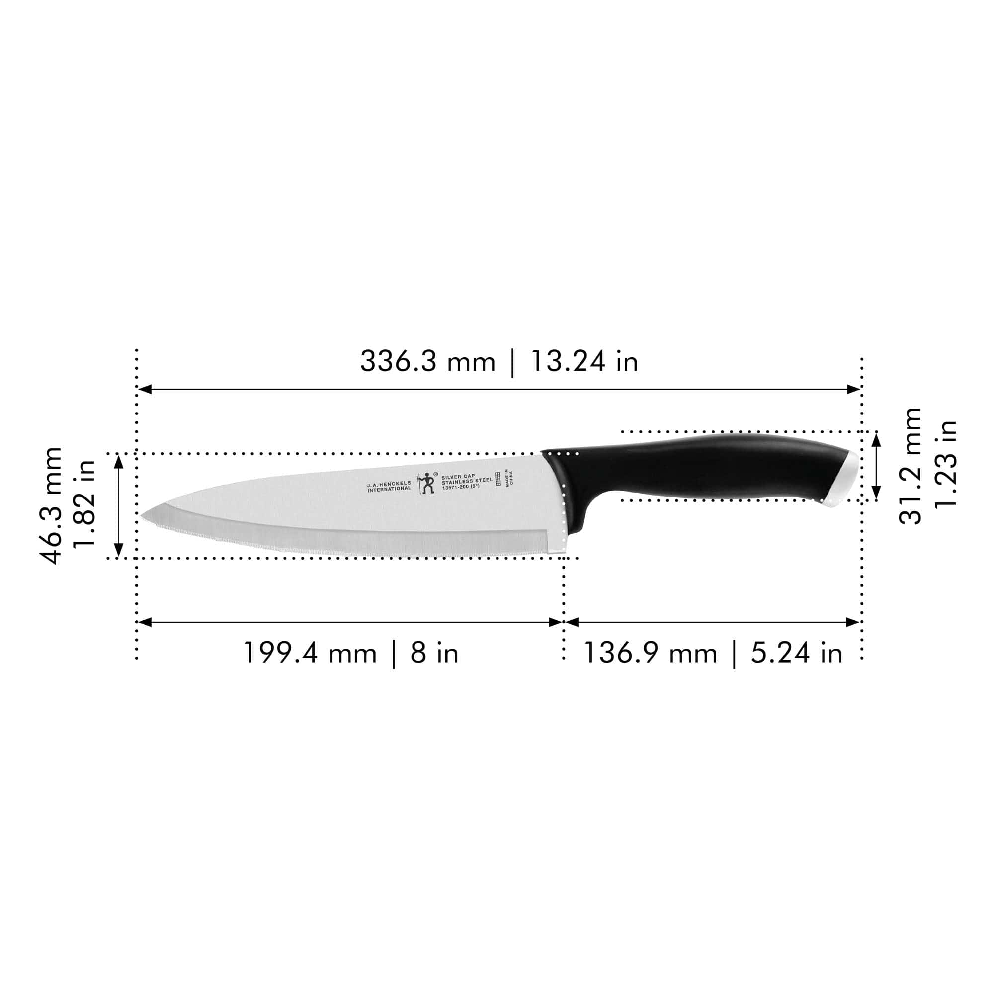 Henckels Silvercap 8-inch Chef's Knife