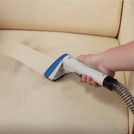 Koblenz CC 1210 Deluxe Carpet Extractor, Easy to Use, Dispenses Detergent and Water, Picks Up Excess Moisture, Blue/White
