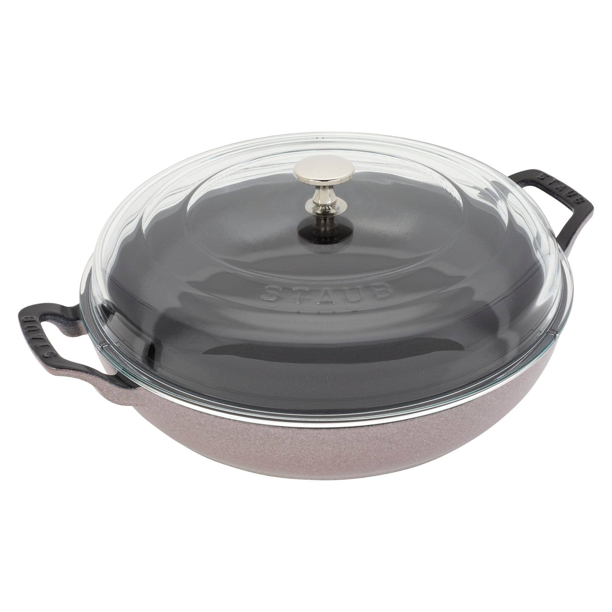 Staub Cast Iron 3.5-qt Braiser with Glass Lid - Lilac