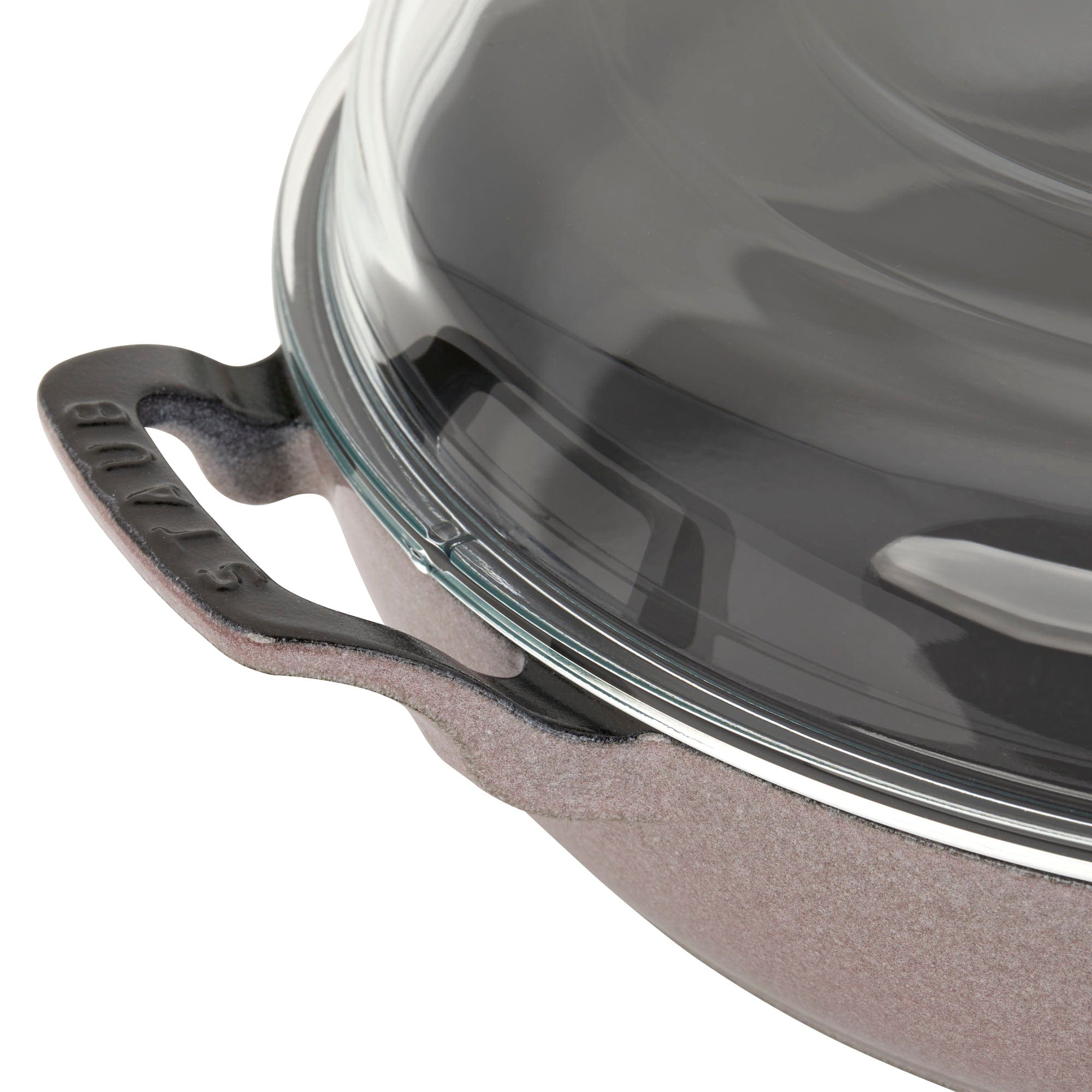 Staub Cast Iron 3.5-qt Braiser with Glass Lid - Lilac