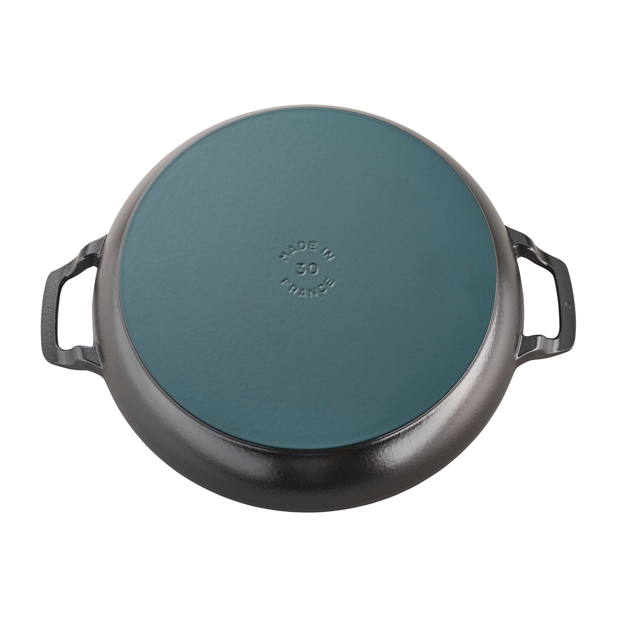 Staub Cast Iron 3.5-qt Braiser with Glass Lid - Matte Black