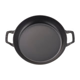 Staub Cast Iron 3.5-qt Braiser with Glass Lid - Matte Black