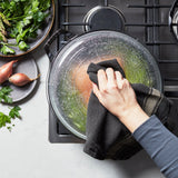 Staub Cast Iron 3.5-qt Braiser with Glass Lid - Matte Black