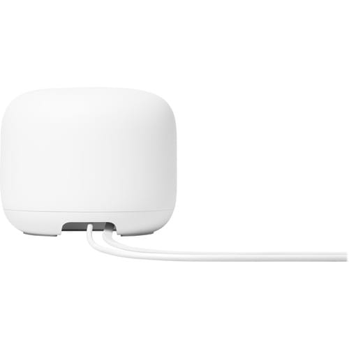 Google Nest Wi-Fi AC2200 Mesh Router, Smart Tech, 2200 Sq. Ft. Coverage Area, Snow