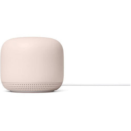 Google Nest Wi-Fi Add-On Point Range Extender with Google Assistant, Smart Tech, 1600 Sq. Ft. Coverage Area, Sand - Refurbished