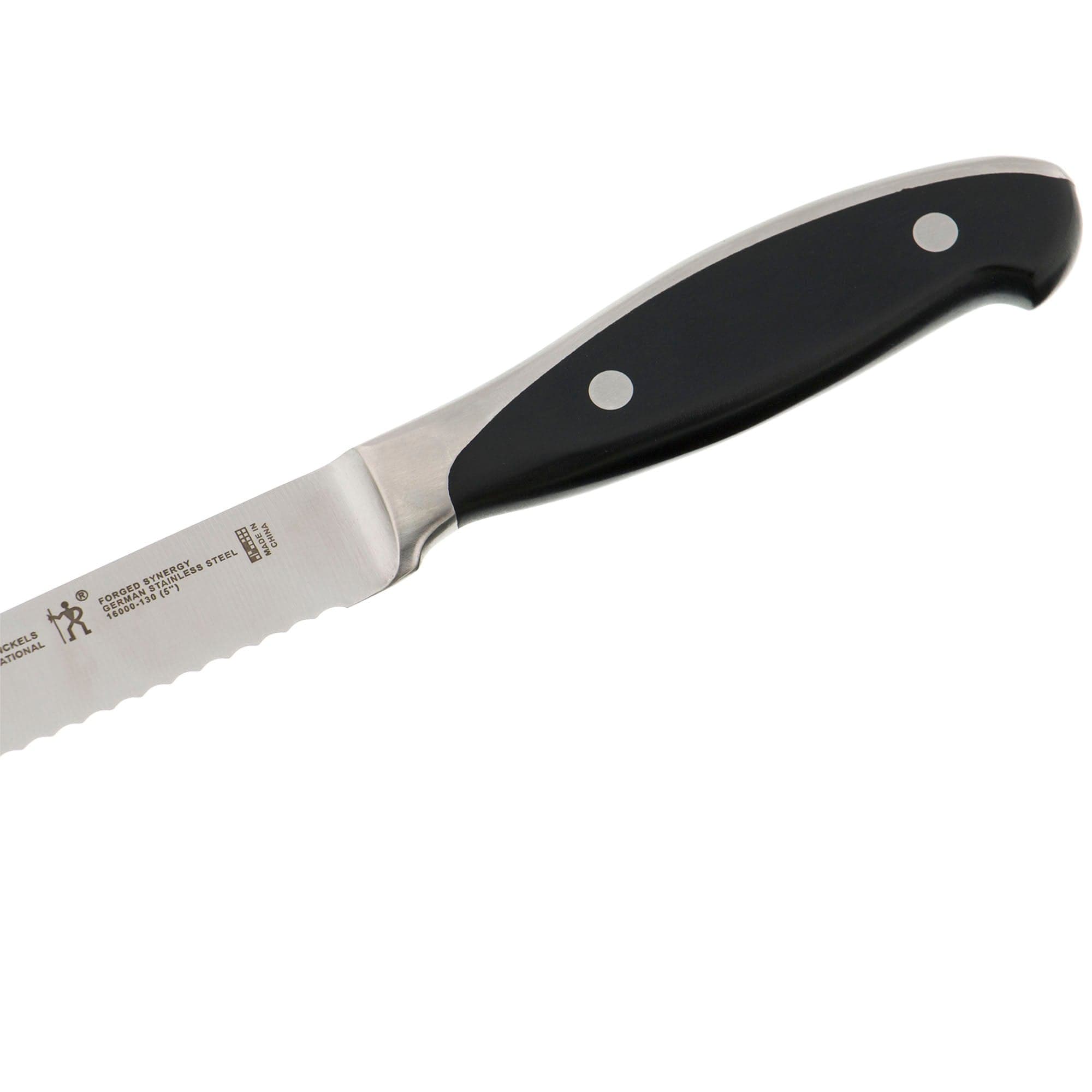 Henckels Forged Synergy 5-inch Serrated Utility Knife