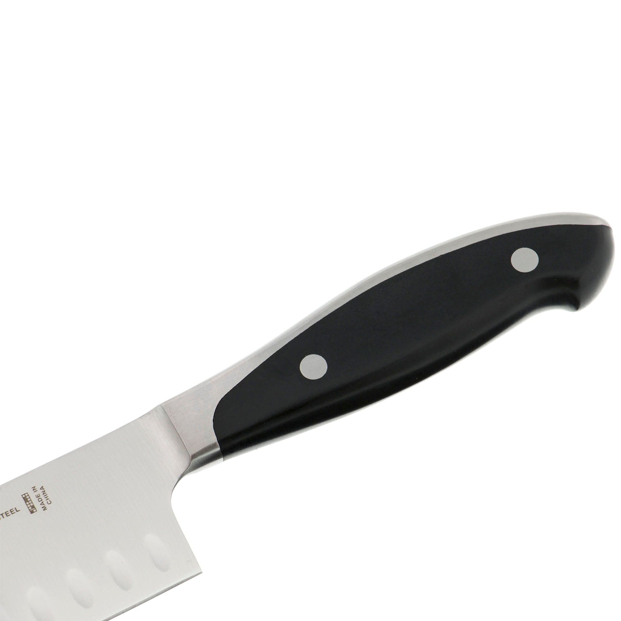 Henckels Forged Synergy 7-inch Hollow Edge Santoku Knife