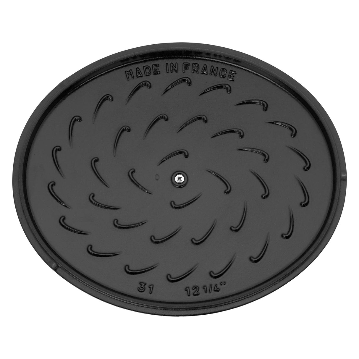 Staub Cast Iron 6.25-qt Shallow Oval Dutch Oven - Dark Blue