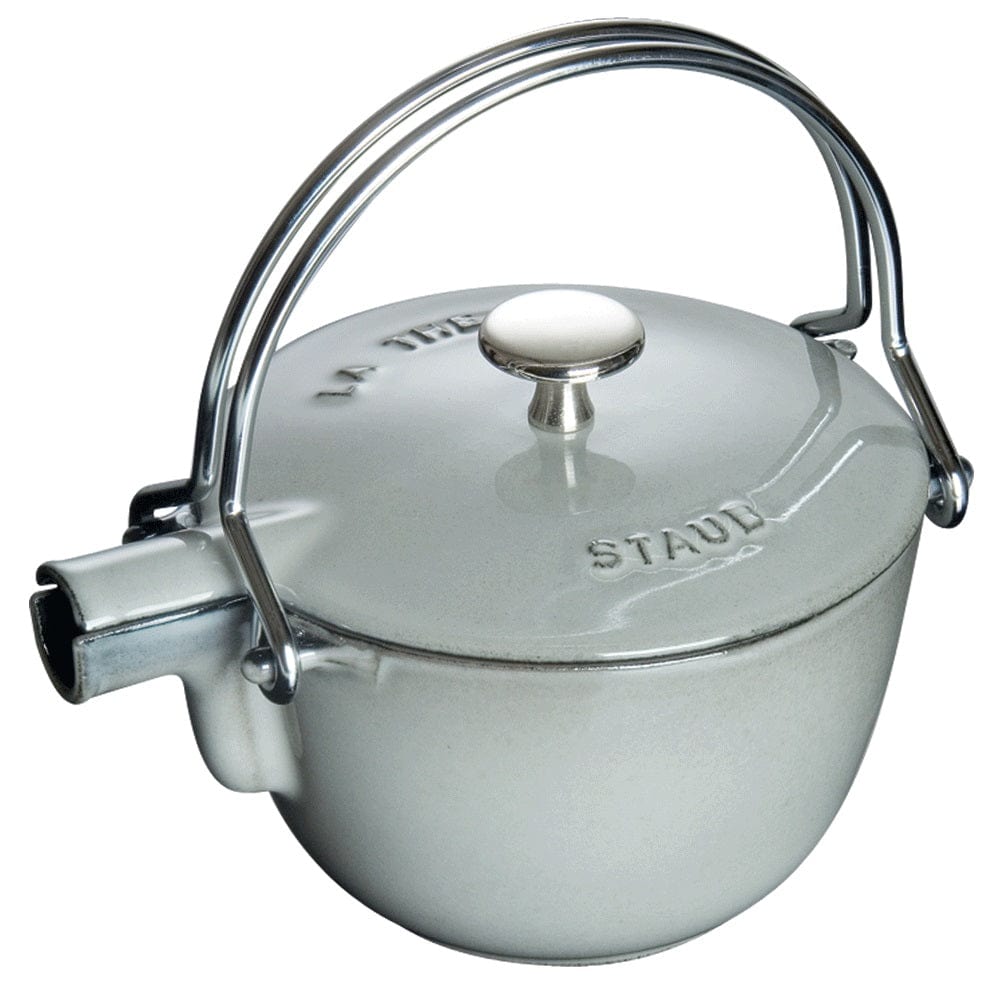 Staub Cast Iron 1-qt Round Tea Kettle - Graphite Grey