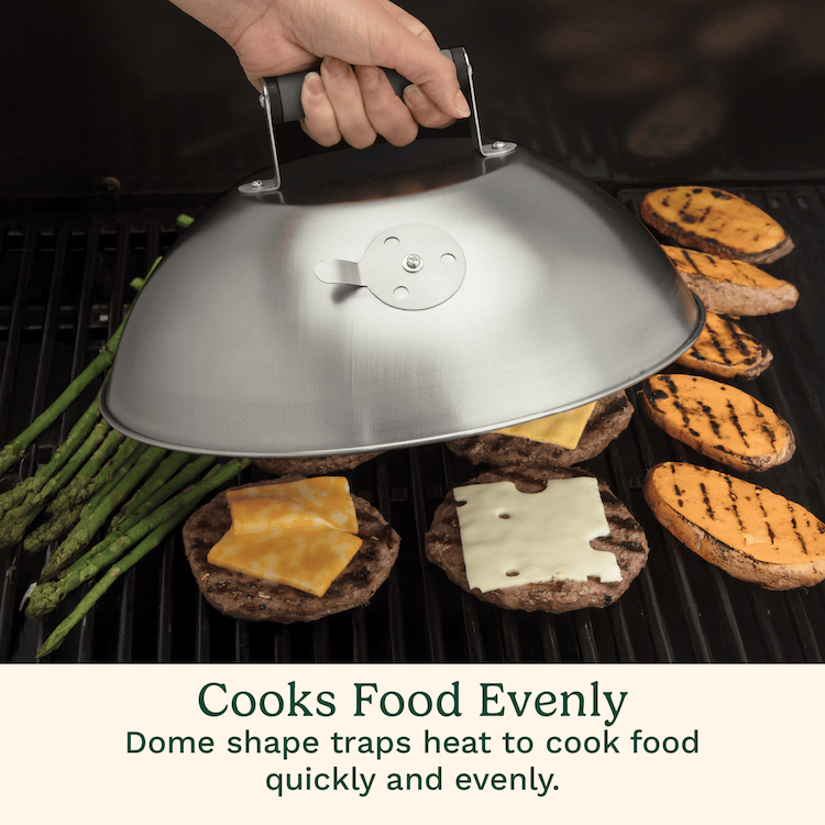 Cuisinart 12.25" Melting Dome with Bonus Wire Rack for Cooking Versatility