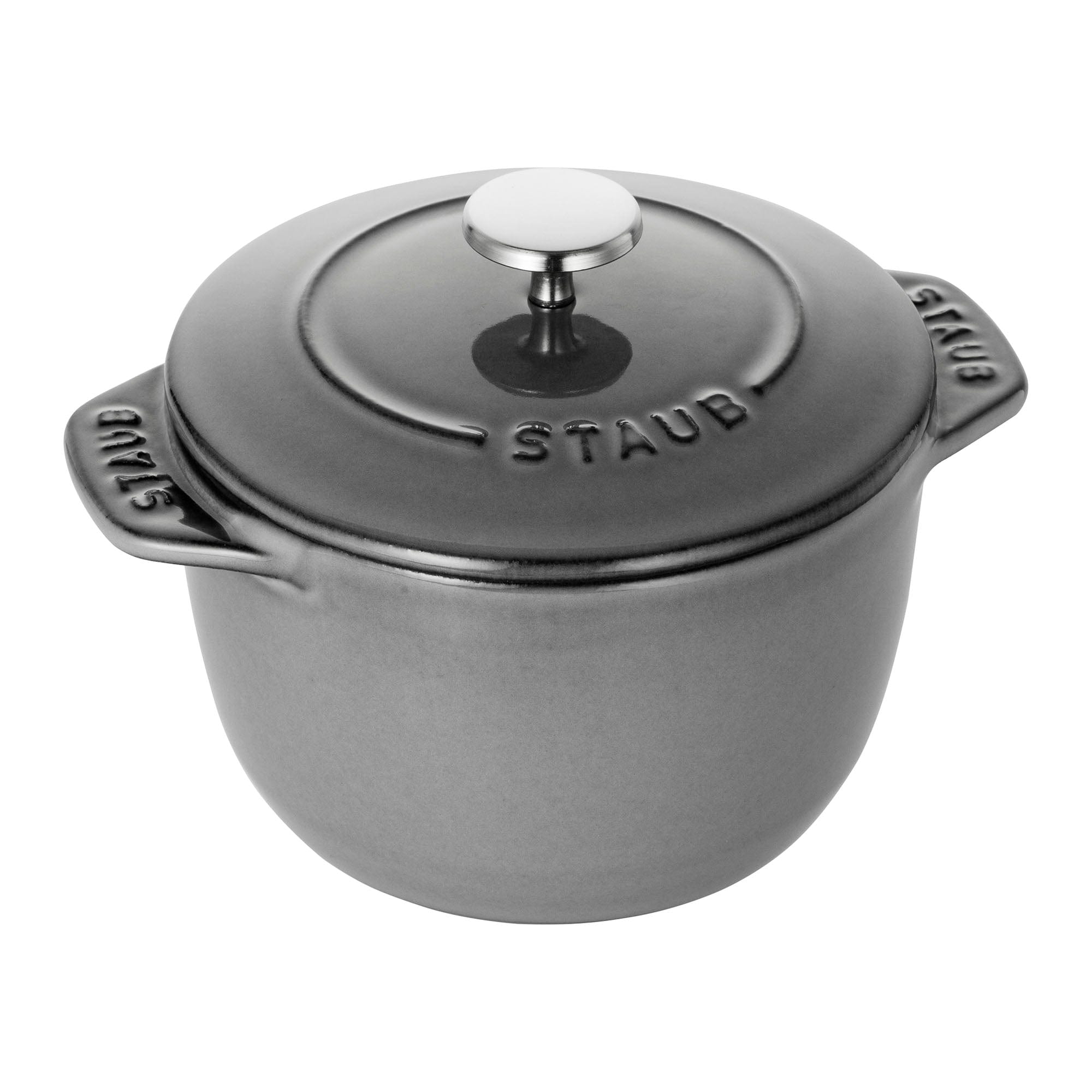 Staub Cast Iron 0.75-qt Petite French Oven - Graphite Grey