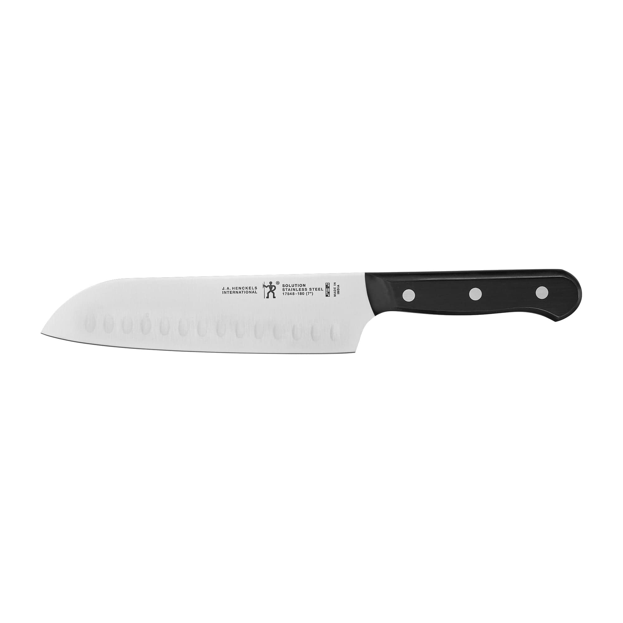 Henckels Solution 7-inch Hollow Edge Santoku Knife