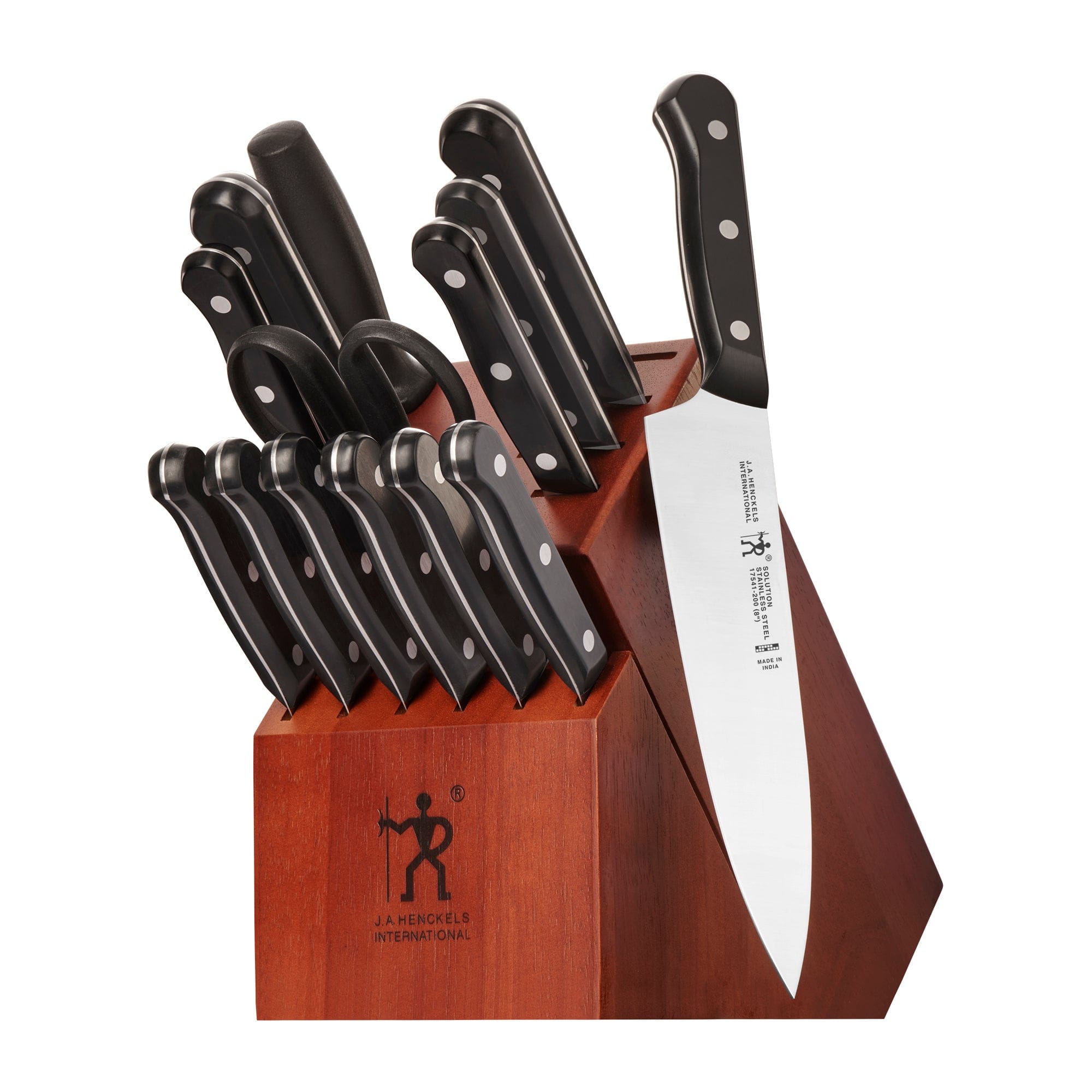 Henckels Solution Razor-Sharp 15-pc Knife Set, German Engineered