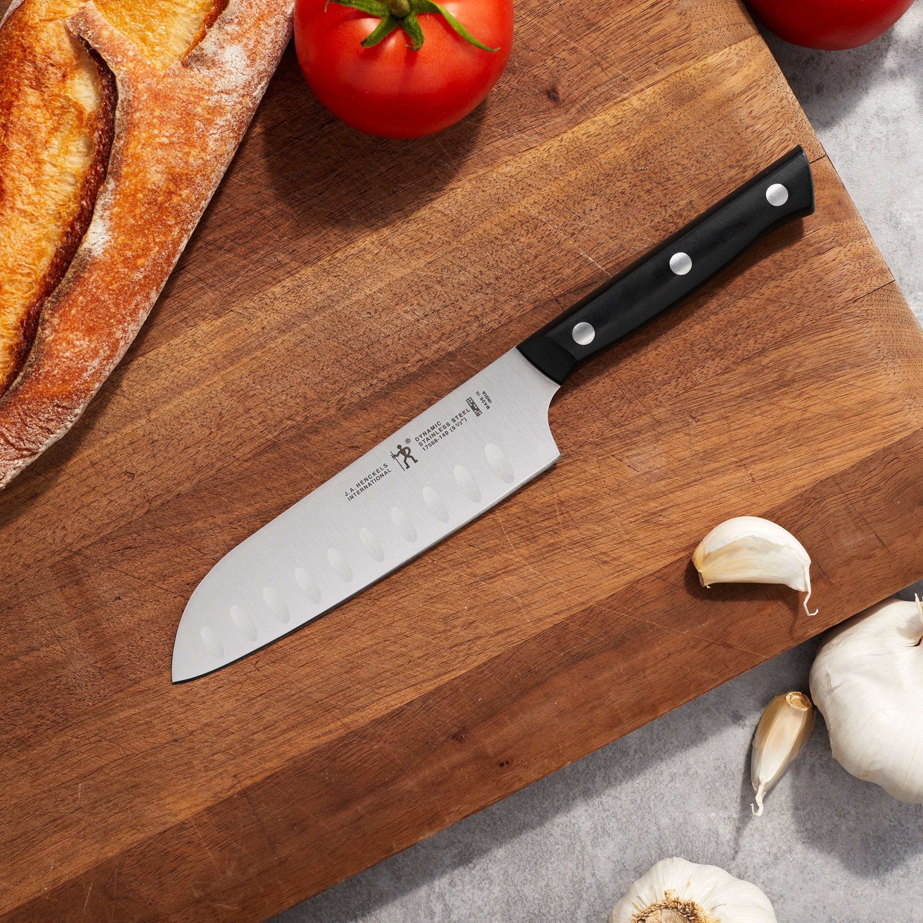 Henckels Dynamic 5-inch Hollow Edge Santoku Knife