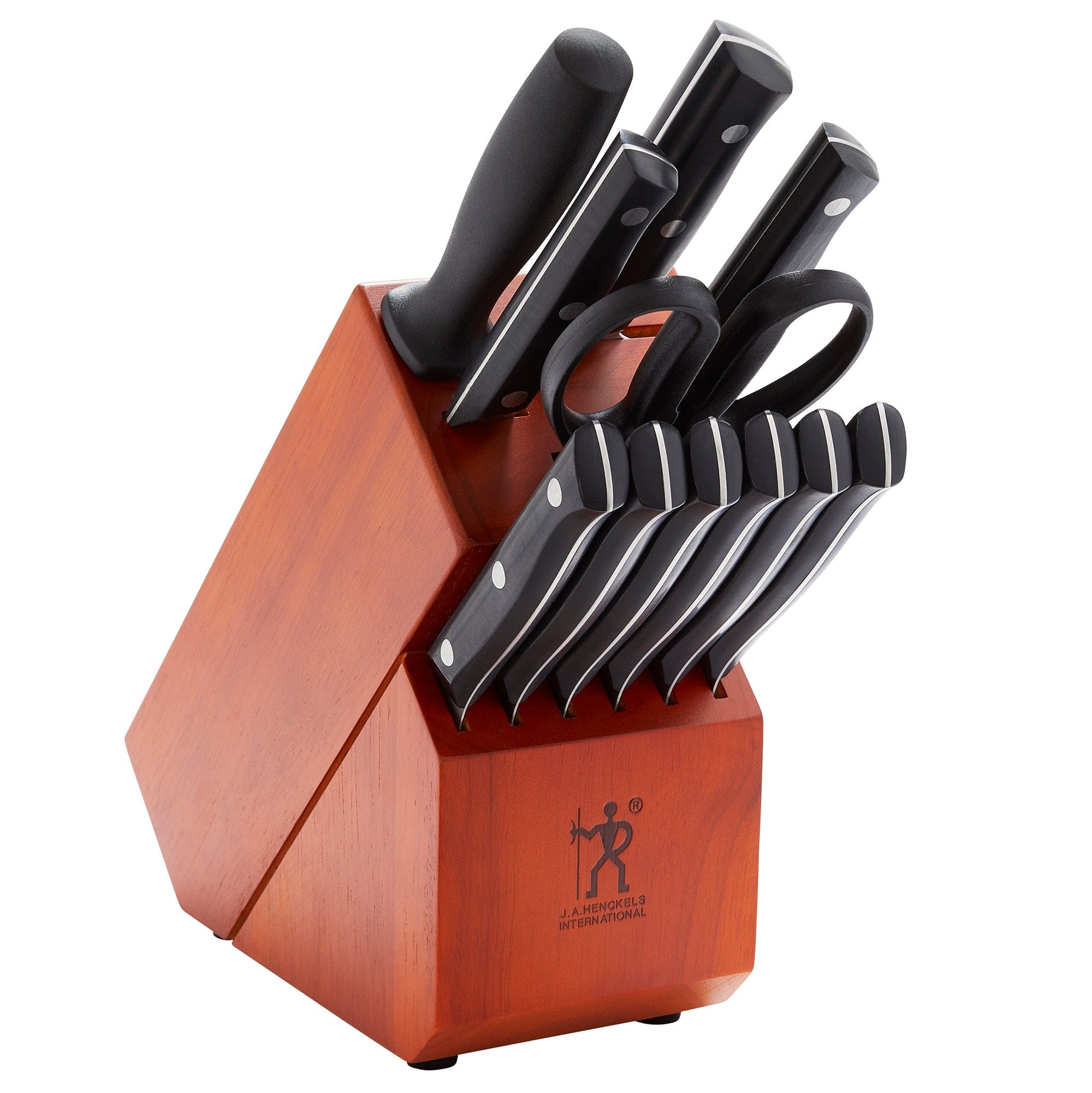 Henckels Dynamic 12-pc Knife Block Set - Cherry