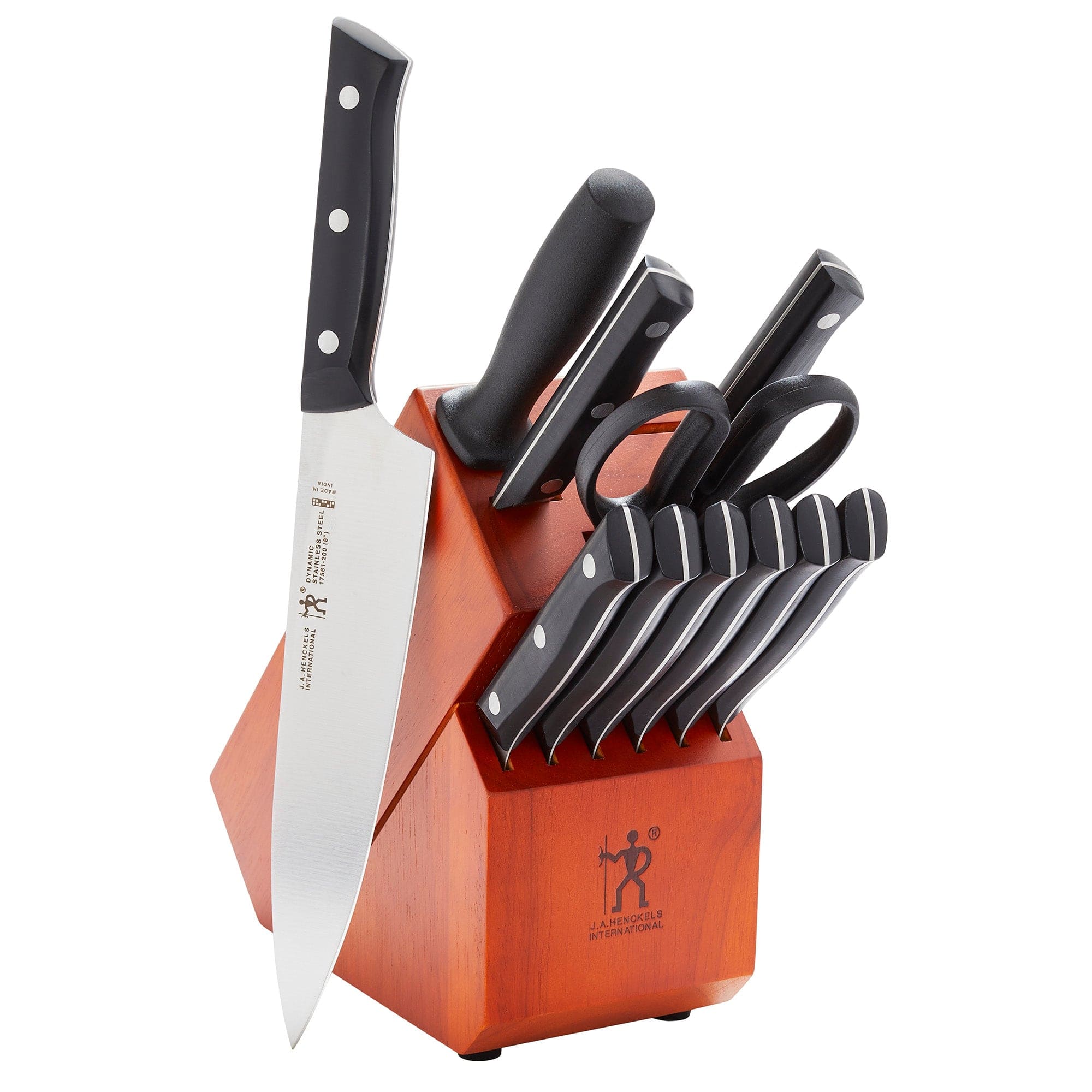 Henckels Dynamic 12-pc Knife Block Set - Cherry