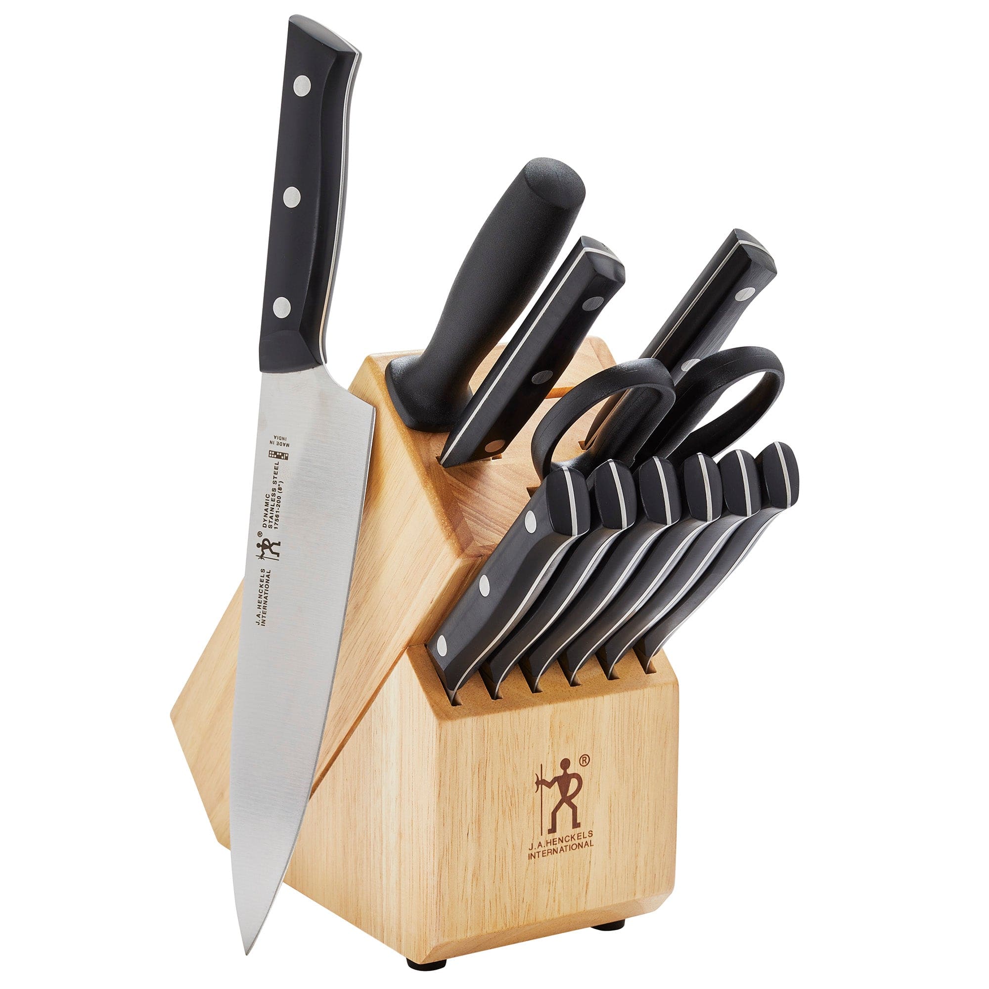 Henckels Dynamic 12-pc Knife Block Set - Natural