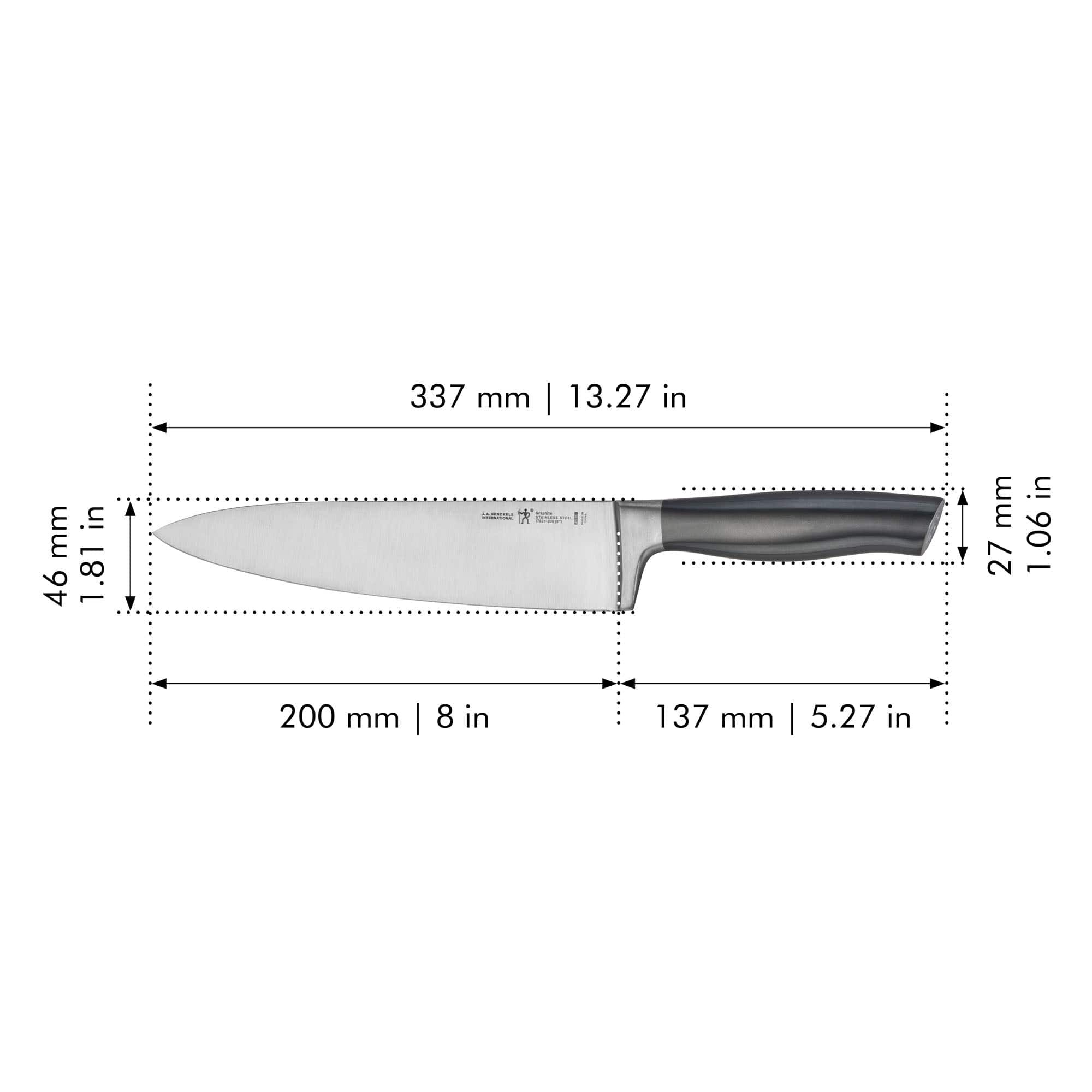 Henckels Graphite 8-inch Chef's Knife