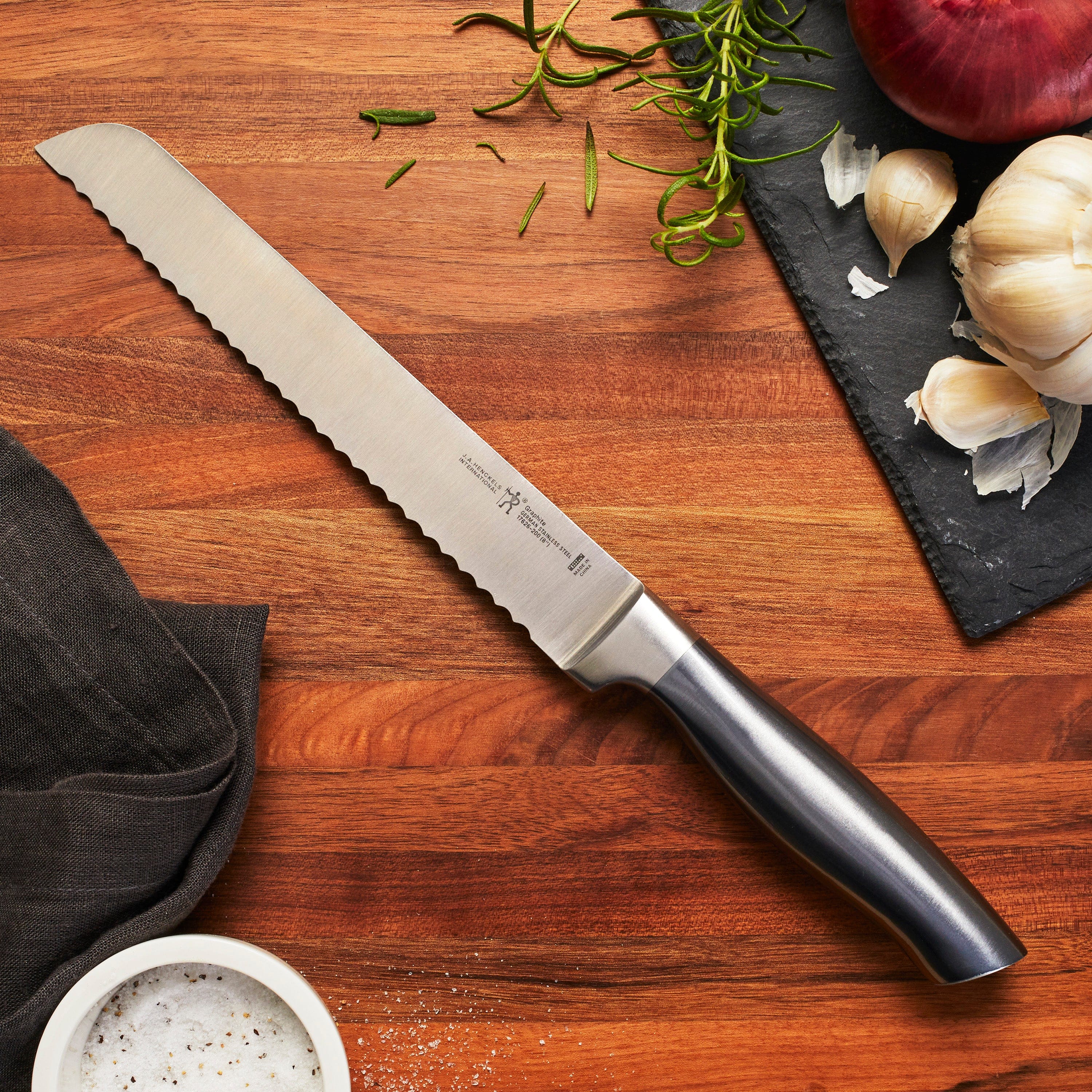 Henckels Graphite 8-inch Bread Knife