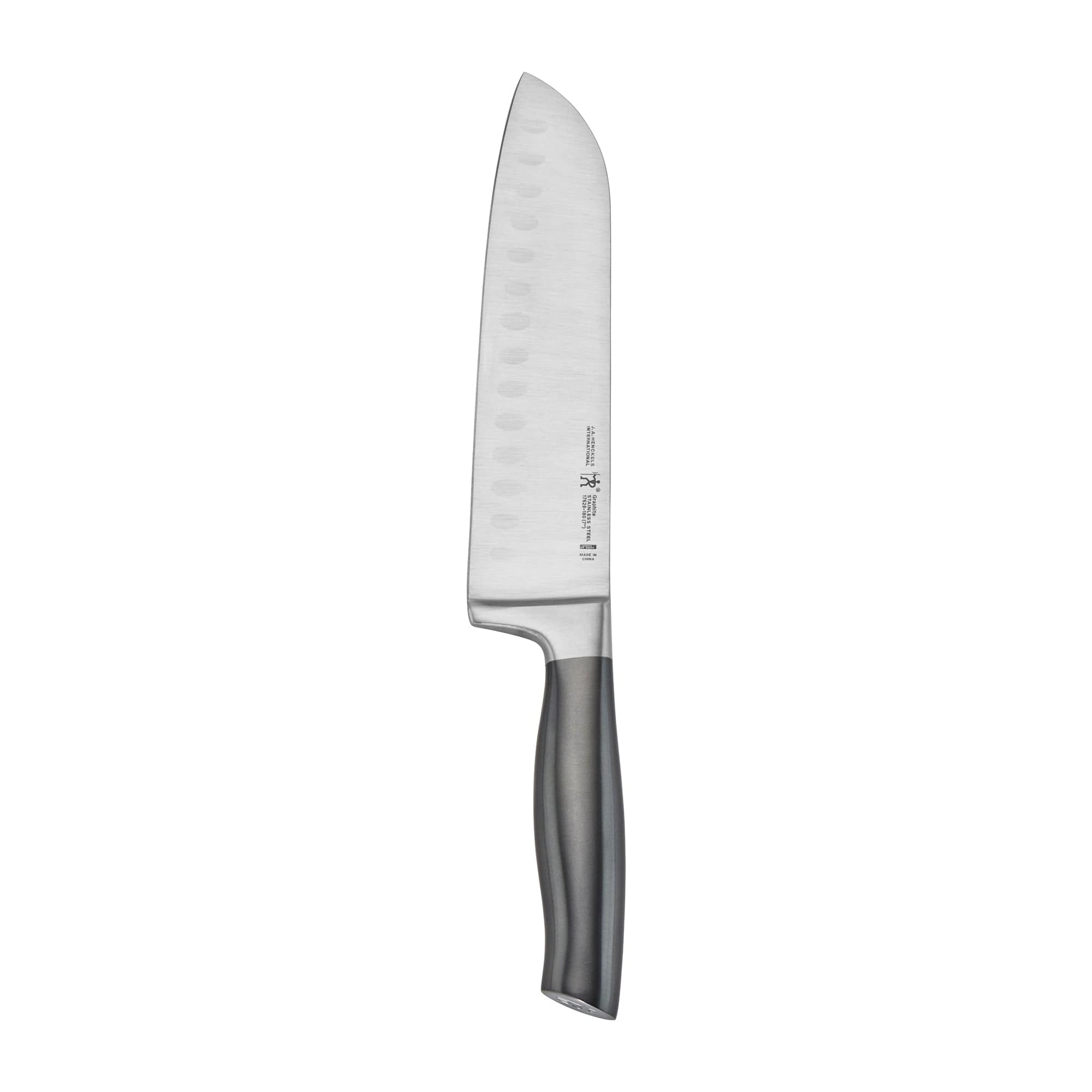 Henckels Graphite 7-inch Hollow Edge Santoku Knife