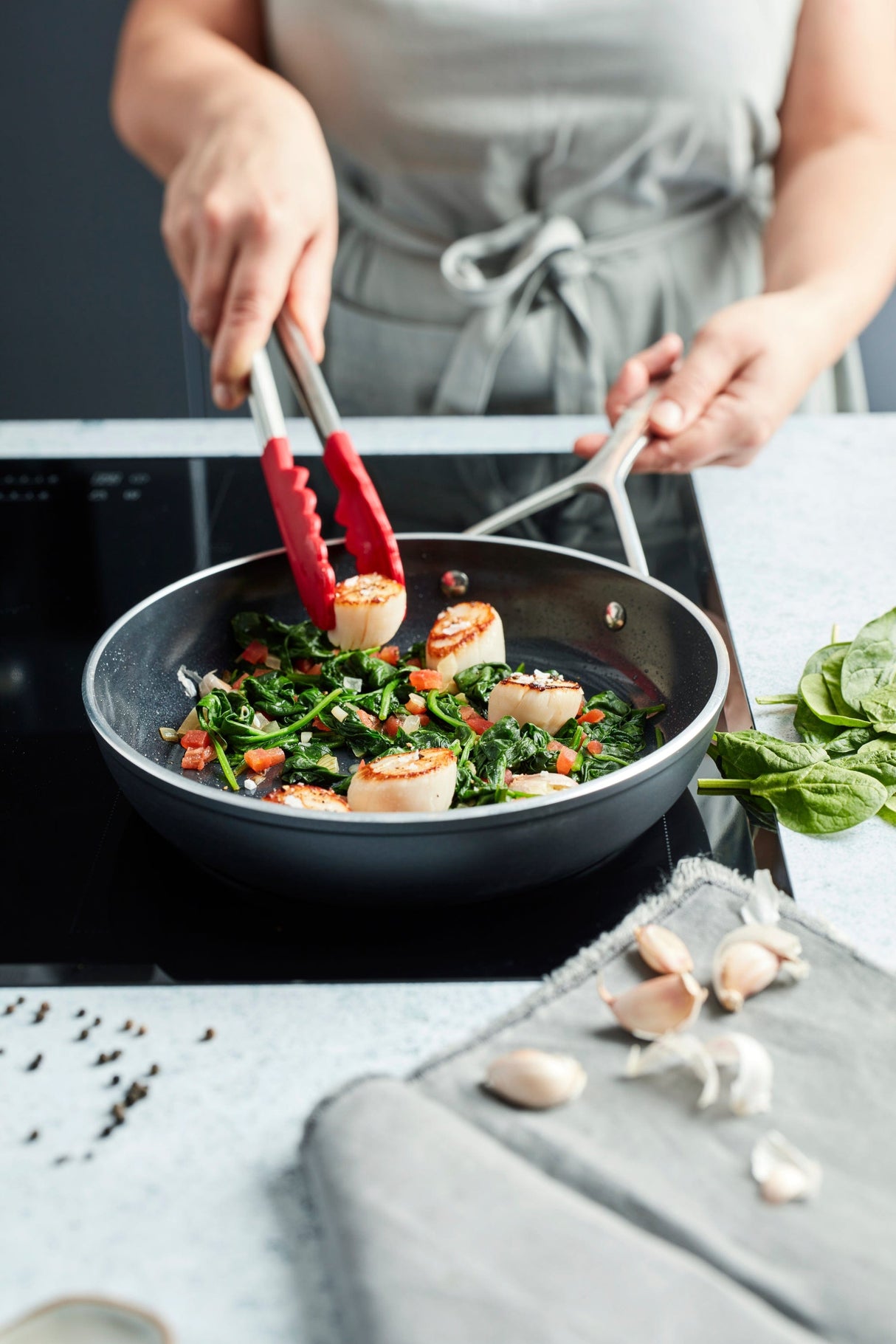 Demeyere AluPro Ceramic 8-inch Aluminum Nonstick Fry Pan