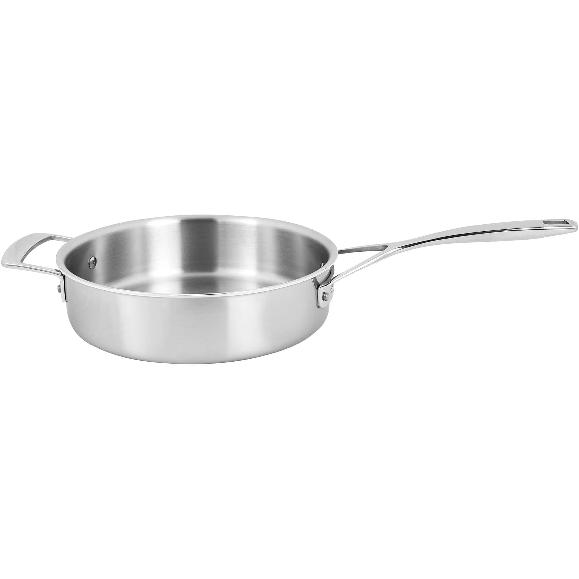 Demeyere Essential 5-ply 3-qt Stainless Steel Saute Pan with Lid