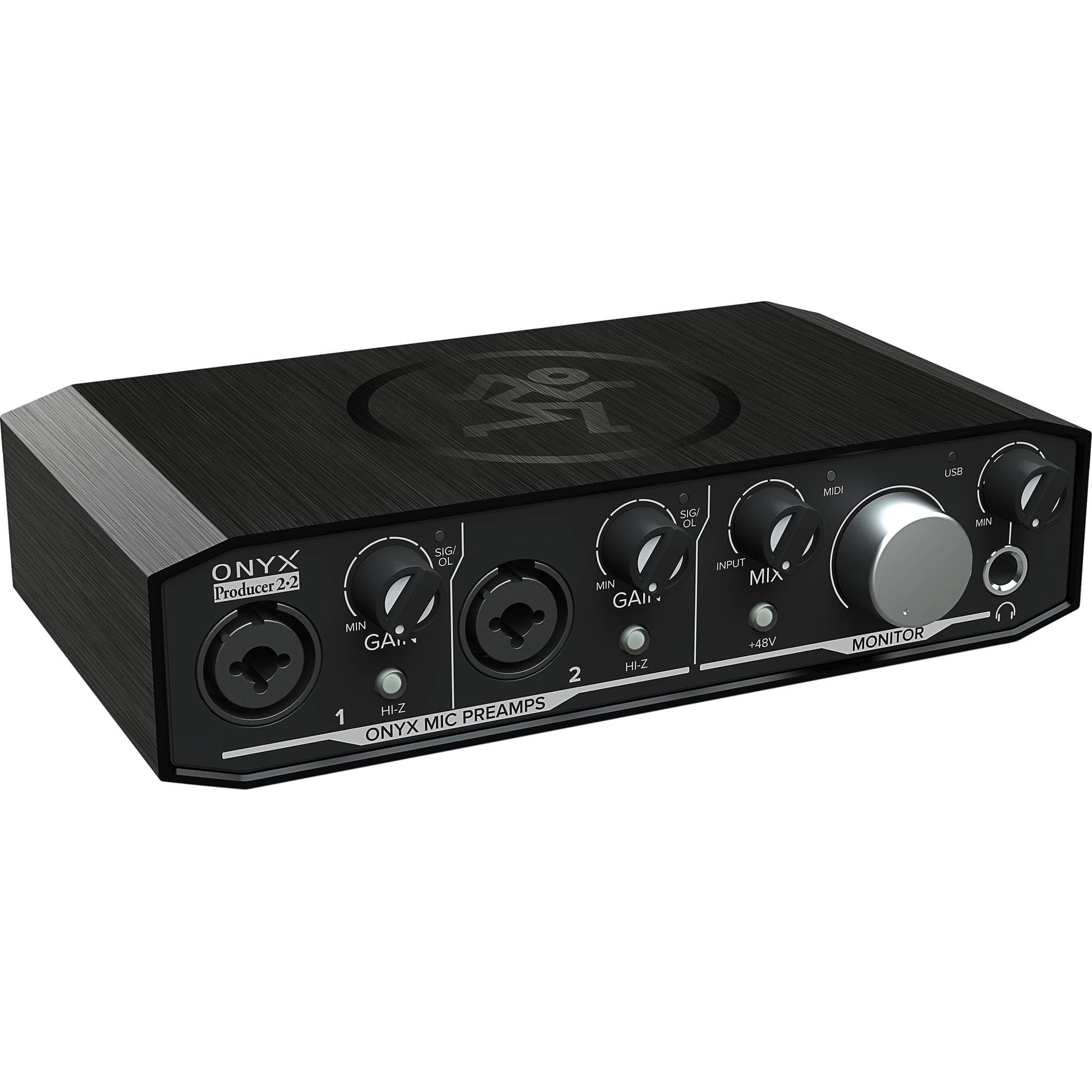 Mackie Onyx Producer 2.2 2x2 USB MIDI Audio Interface - Certified Refurbished