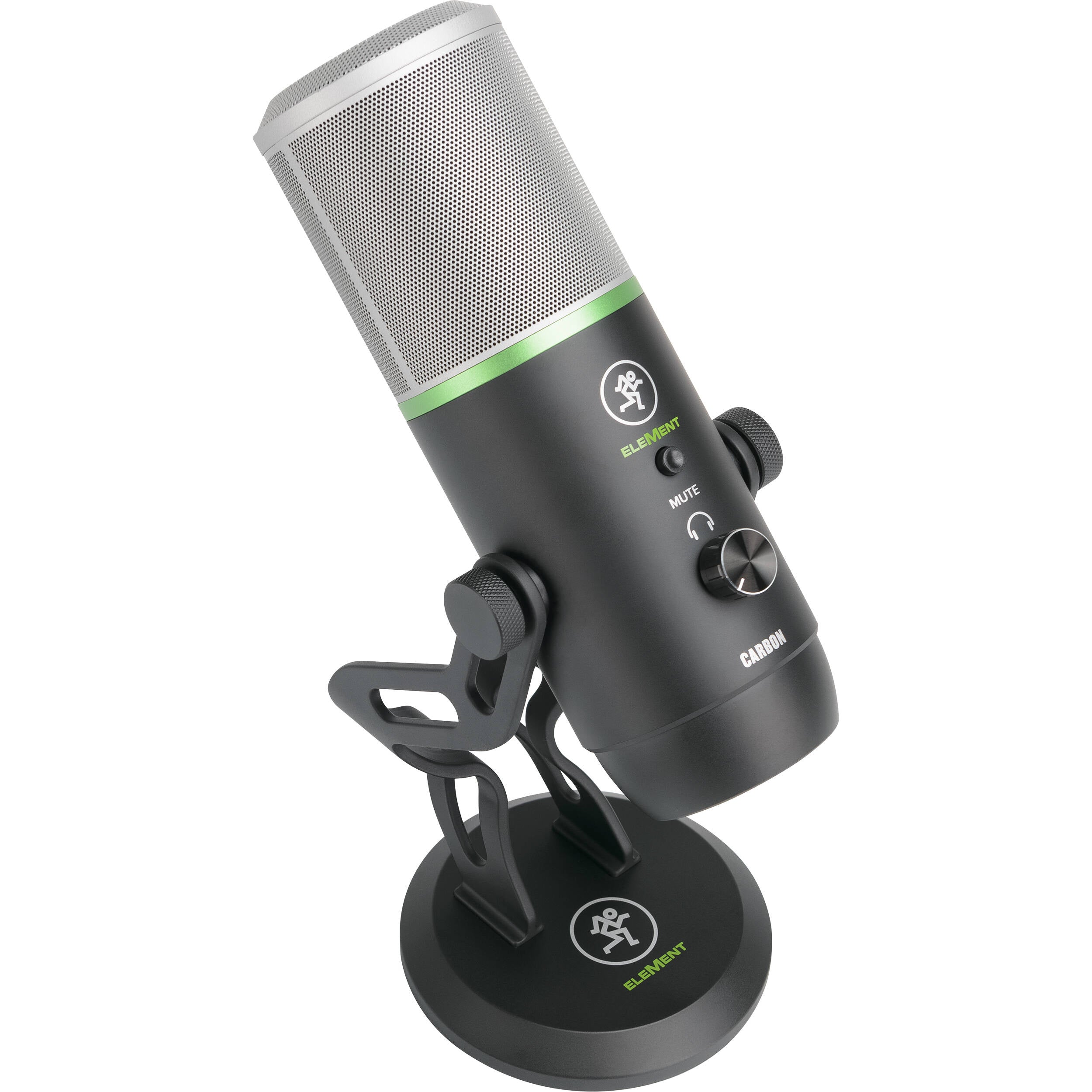Mackie 2053037-00-RB EleMent Series Carbon Premium USB Condenser Microphone - Certified Refurbished