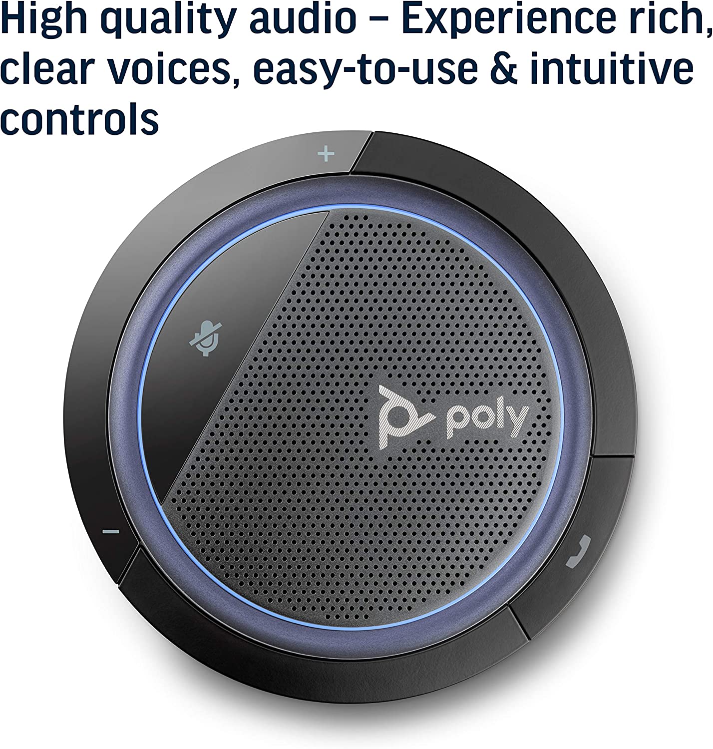 Poly Calisto 3200 CL3200-M USB-A Personal Corded UC 360 Degree Audio Speakerphone