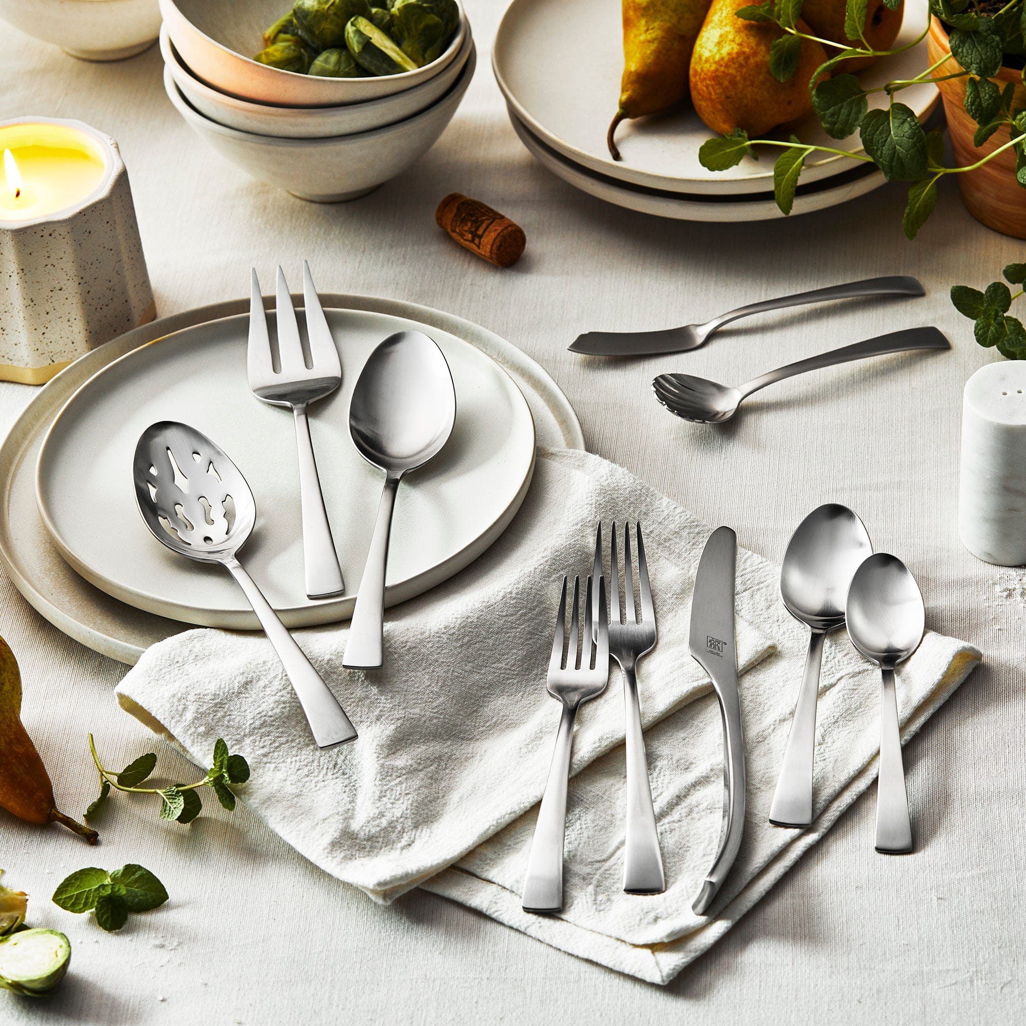 Zwilling Bellasera Satin 45-Piece Flatware Set