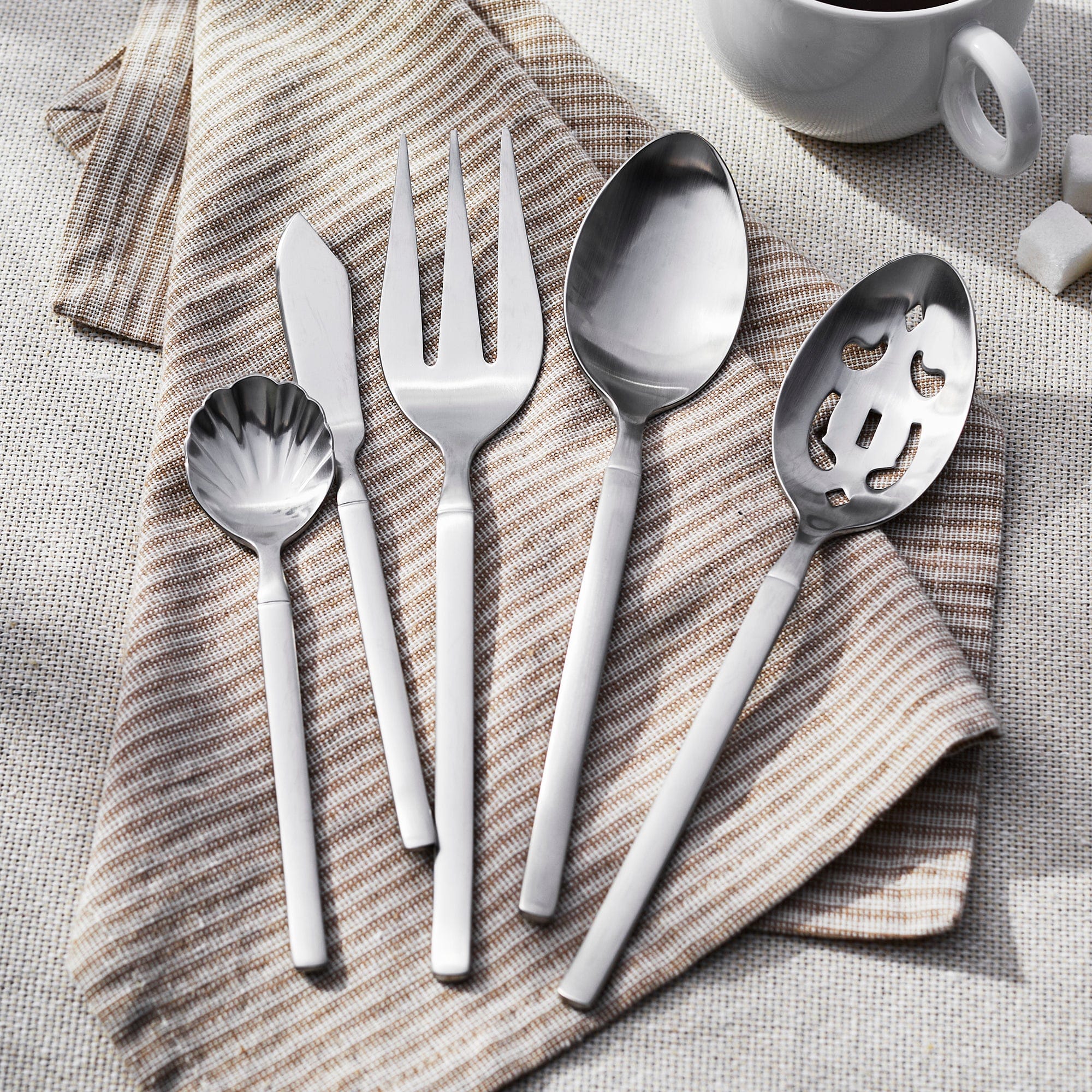 Zwilling Opus Satin 45-Piece Flatware Set