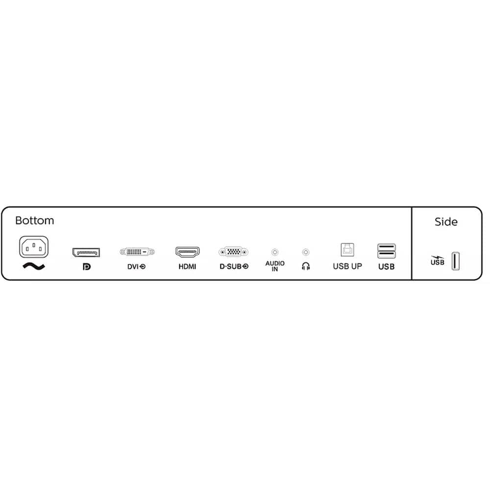 Philips 243B1-B 24" USB-C 1920 x 1080 75Hz Monitor - Certified Refurbished