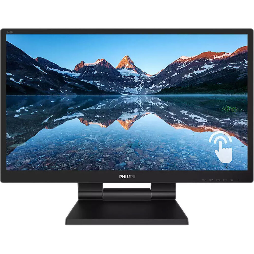 Philips 242B9T-B 24" 1920 x 1080 60Hz SmoothTouch Monitor - Certified Refurbished