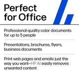HP OfficeJet Pro 9122e Wireless All-in-One Color Inkjet Printer, Print, Scan, Copy, Fax, Duplex, ADF - Certified Refurbished