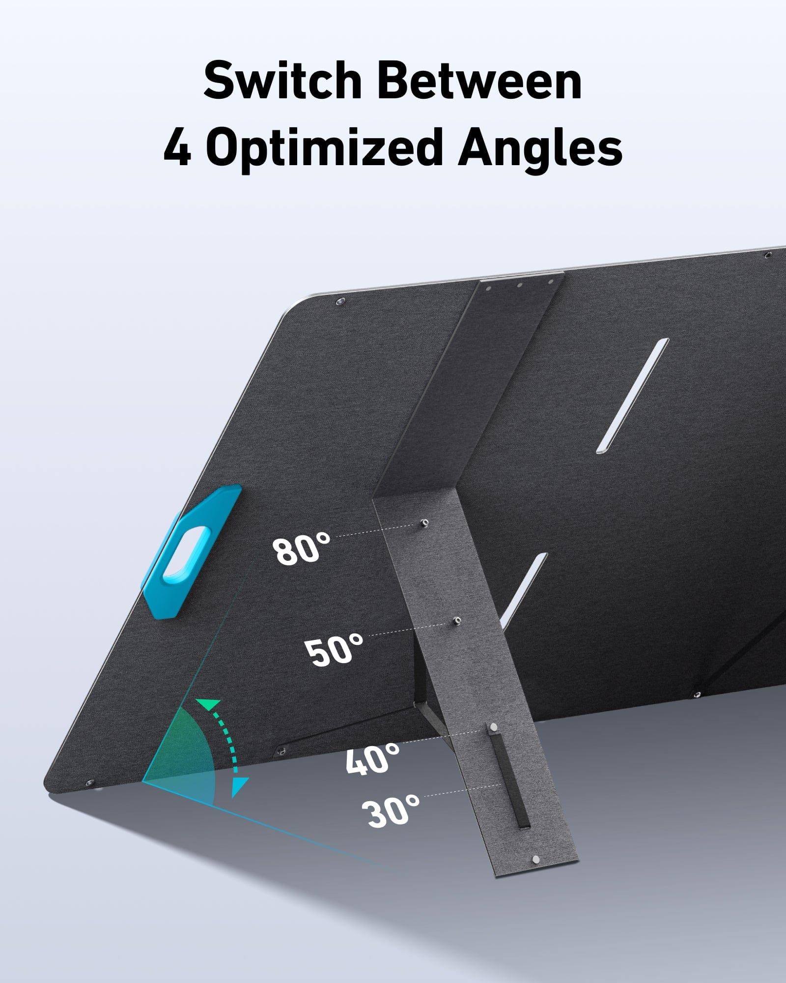 Anker SOLIX PS400 Portable Solar Panel, 400W High-Efficiency, IP67 Waterproof, Adjustable Angles for Fast Solar Charging