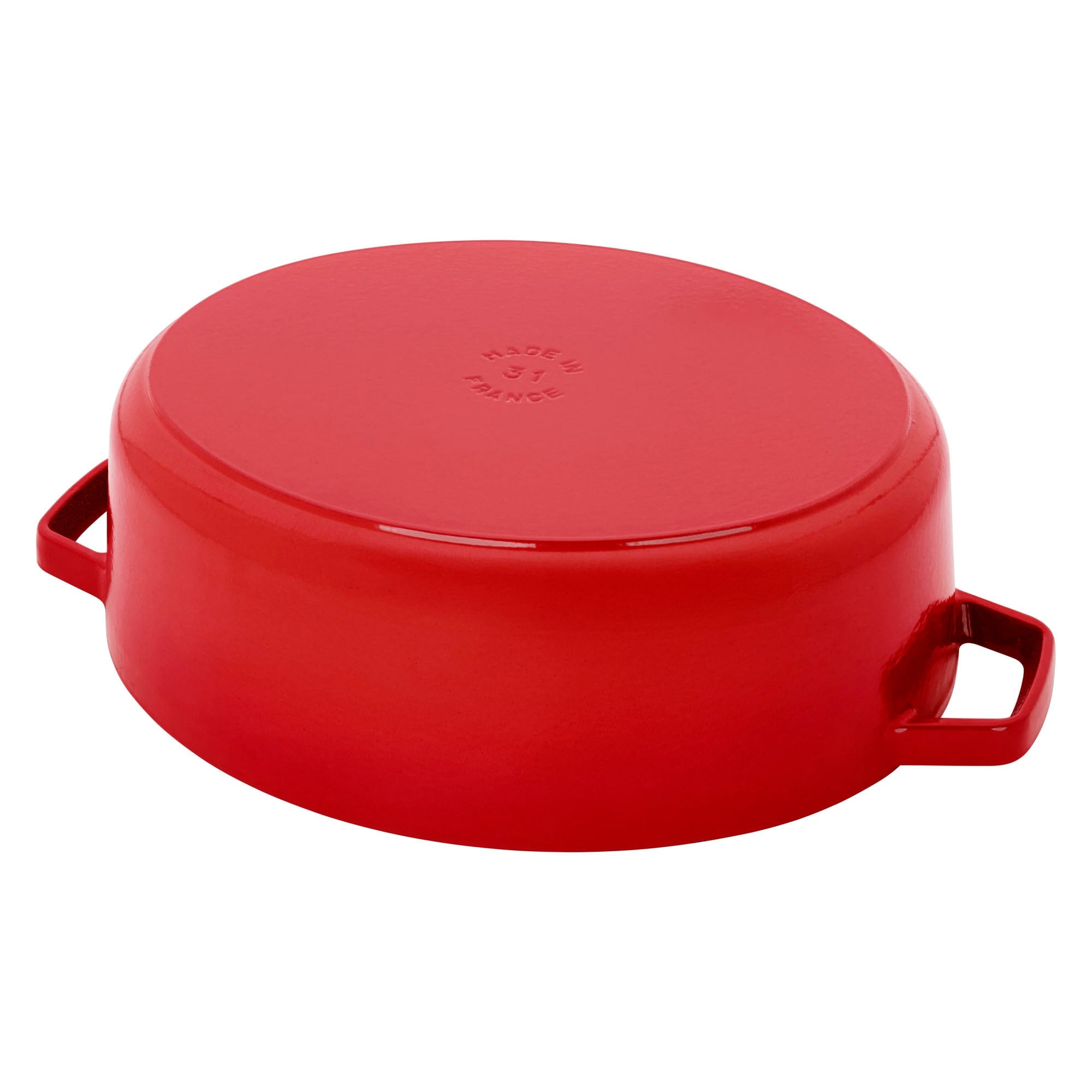 Staub Cast Iron 6.25-qt Shallow Oval Dutch Oven - Cherry