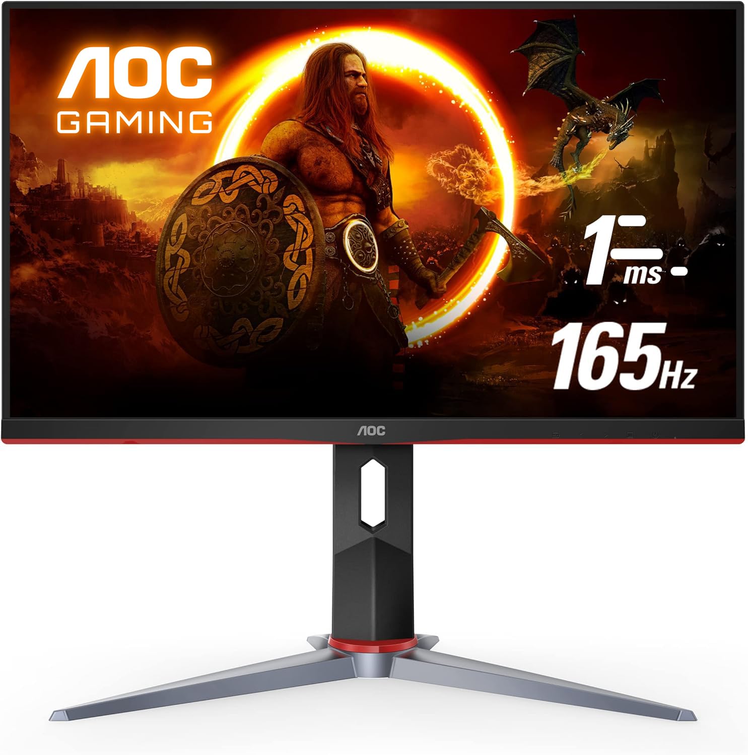 AOC 24" 1920 x 1080 144Hz Gaming Monitor - Certified Refurbished