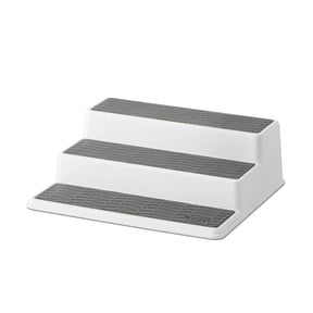 Copco Non-Skid 3-Tier Spice Pantry Kitchen Cabinet Organizer, 10-Inch, Gray