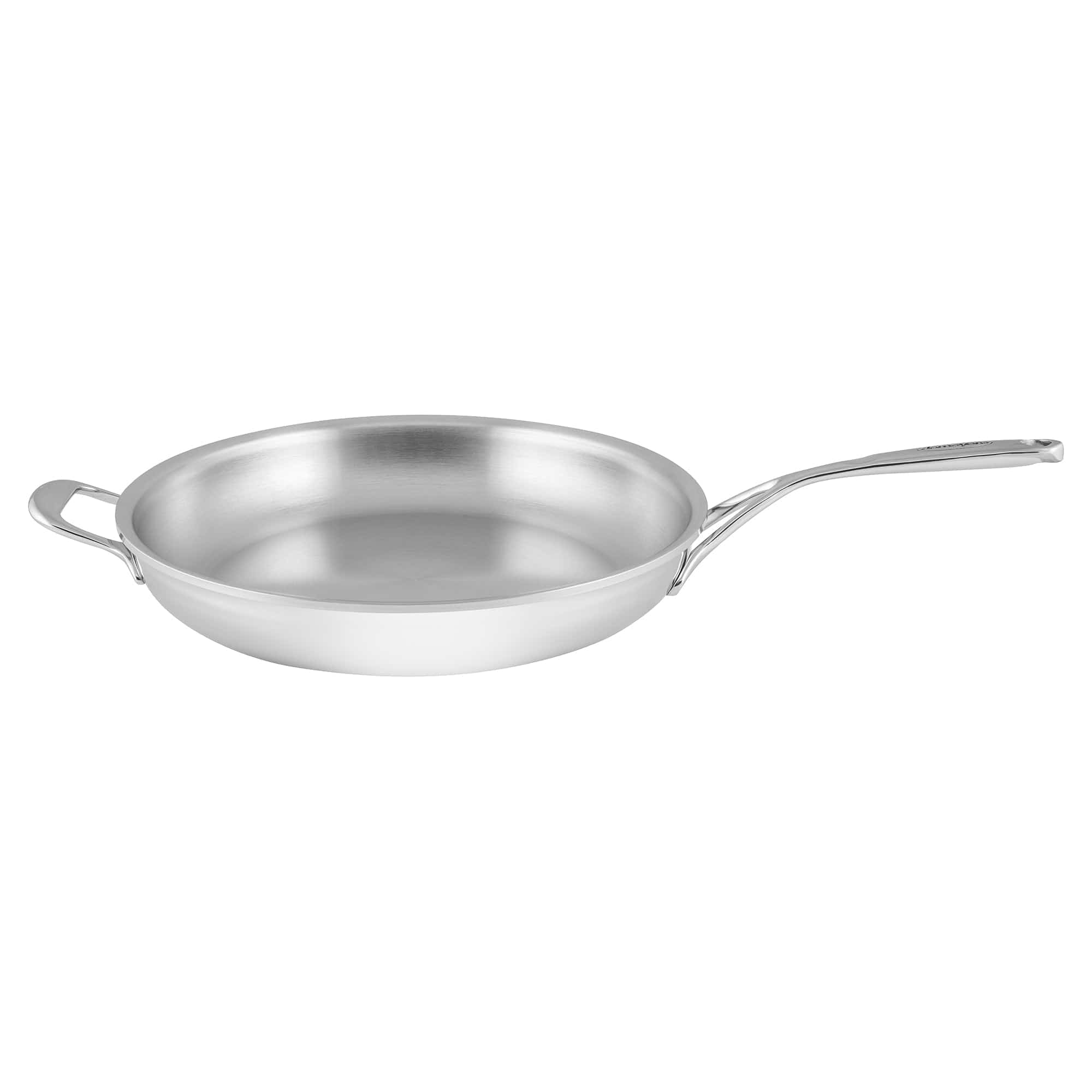 Demeyere Atlantis Proline 12.6-inch Stainless Steel Fry Pan with Helper Handle