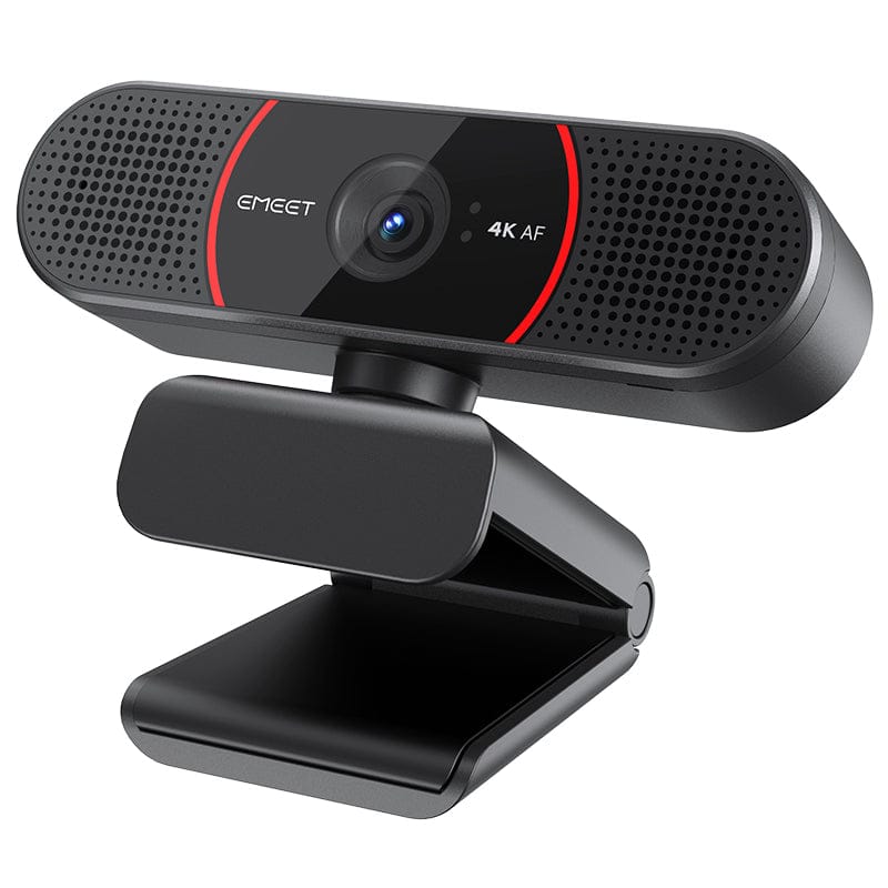 EMEET C960 4K ToF Auto Focus Webcam with Two Noise Cancalling Mics, Black