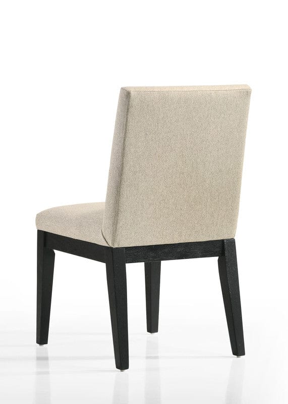 Willow & Hearth Jasper Set of 2 Beige Contemporary Fabric 19"W Dining Chair