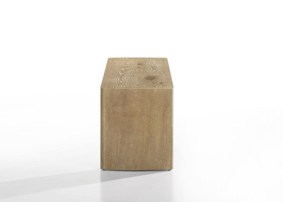 Willow & Hearth Magnus Wooden Oak Finish 50.5"W Dining Bench