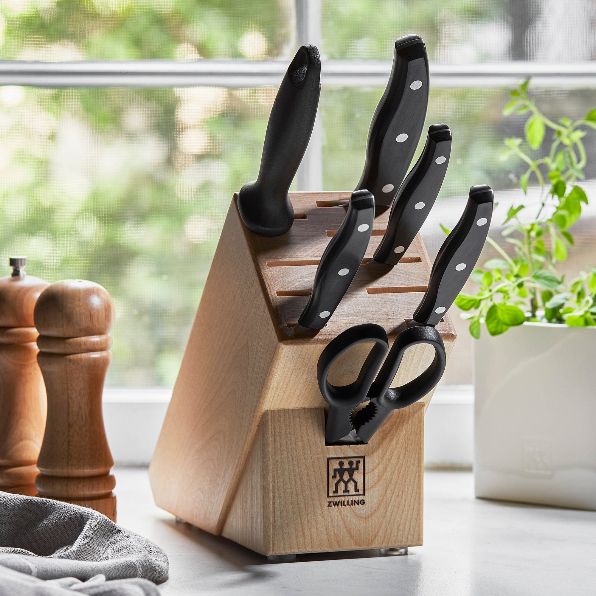 Zwilling Twin Signature 7-pc, Knife Block Set