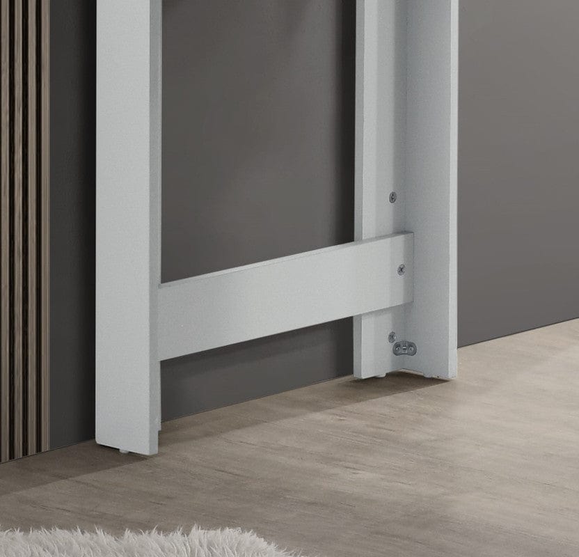 Willow & Hearth Alonzo 47"W Oak and White Small Space Counter Height Dining Table with Cabinet and Drawer Storage