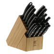 Zwilling Twin Signature 19-Piece German Knife Set with Block, with Special Formula Steel