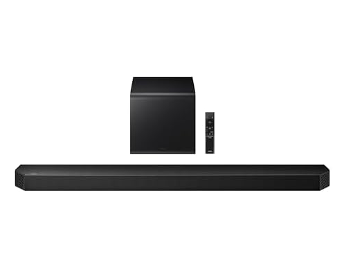 Samsung 5.1.2ch Q Series Soundbar + Subwoofer, Wireless Dolby Atmos, Q-Symphony, Game Mode Pro