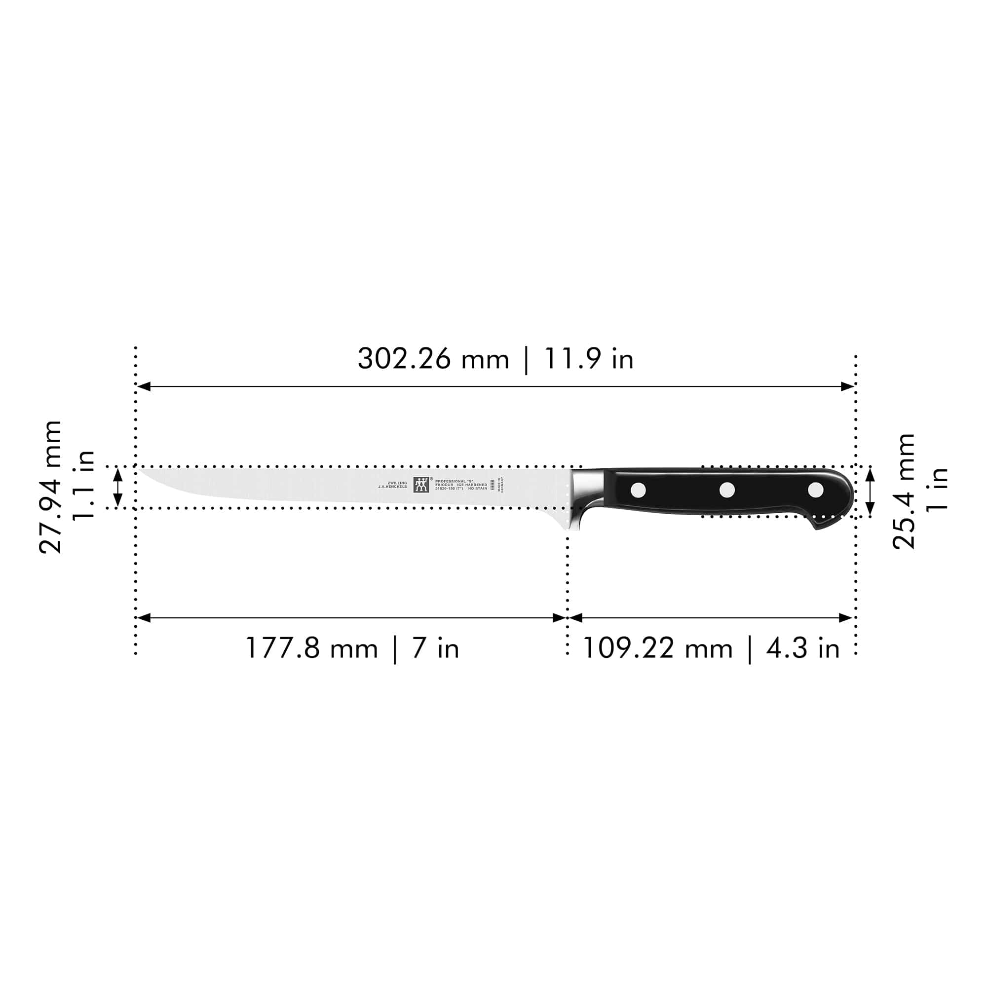 Zwilling Professional "S" 7-inch Fillet Knife