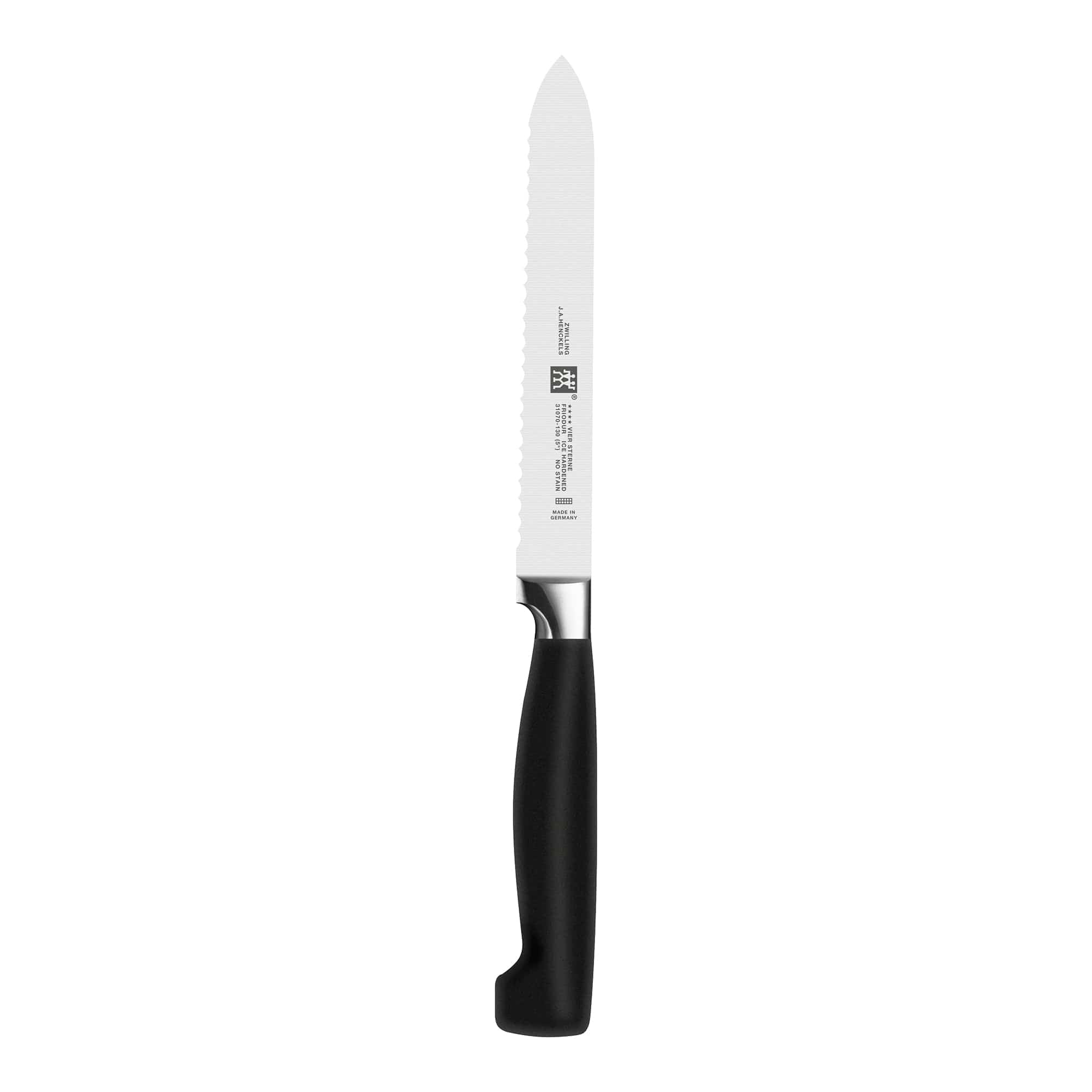 Zwilling Four Star 5-inch Serrated Utility Knife