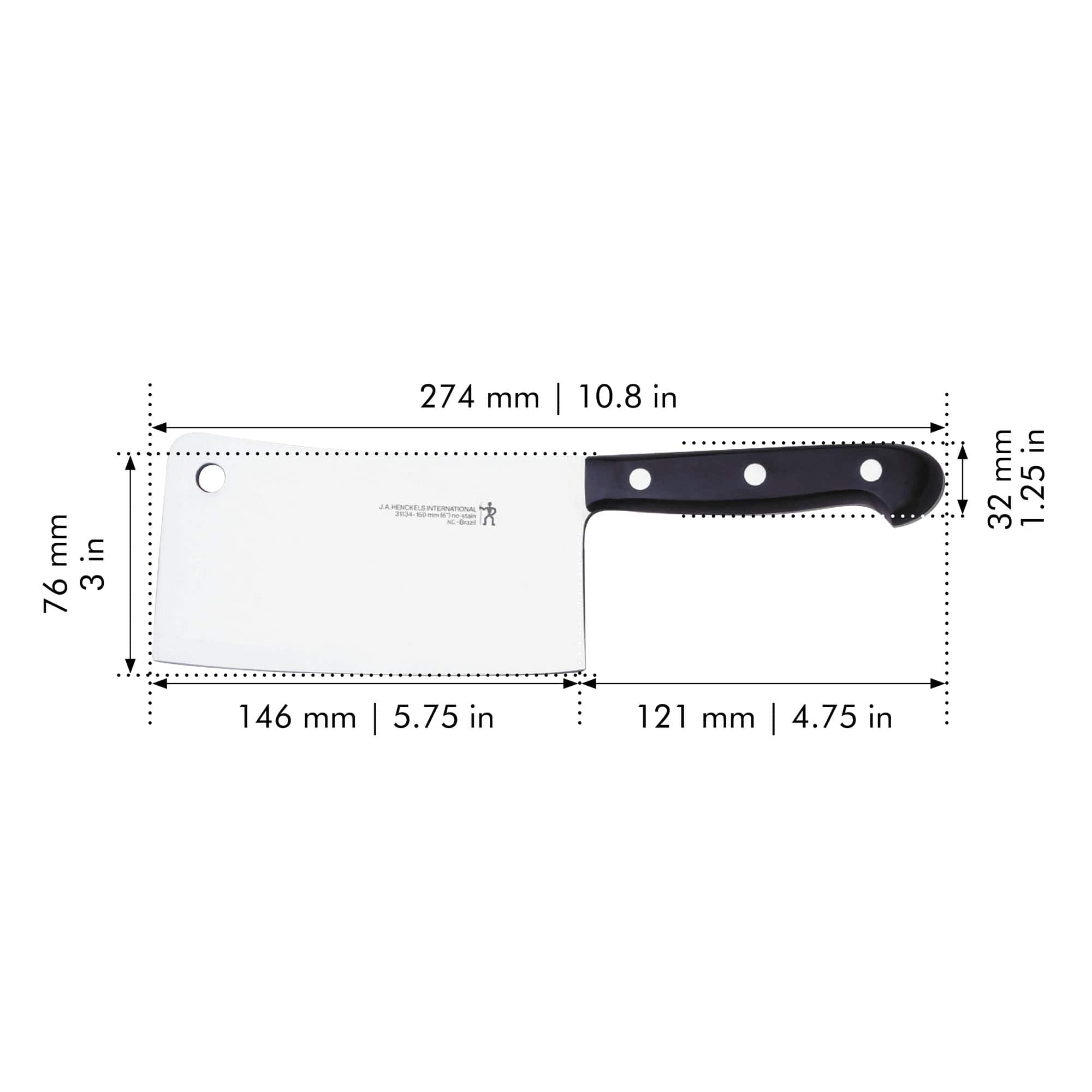 Henckels Classic 6-inch Meat Cleaver